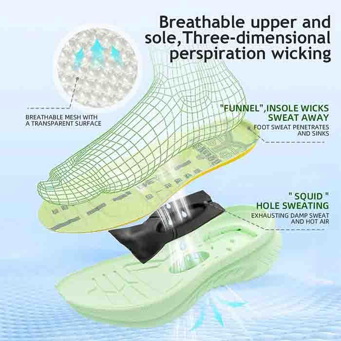 New Arrival Men Summer Lightweight Breathable Running Shoes Sneaker Women Gym Outdoor Sport Running Shoes Men Sneakers Running Shoes Women Sports Shoes Casual Couple Trainers Shock Absorption Air Cushion Gym Running Shoes