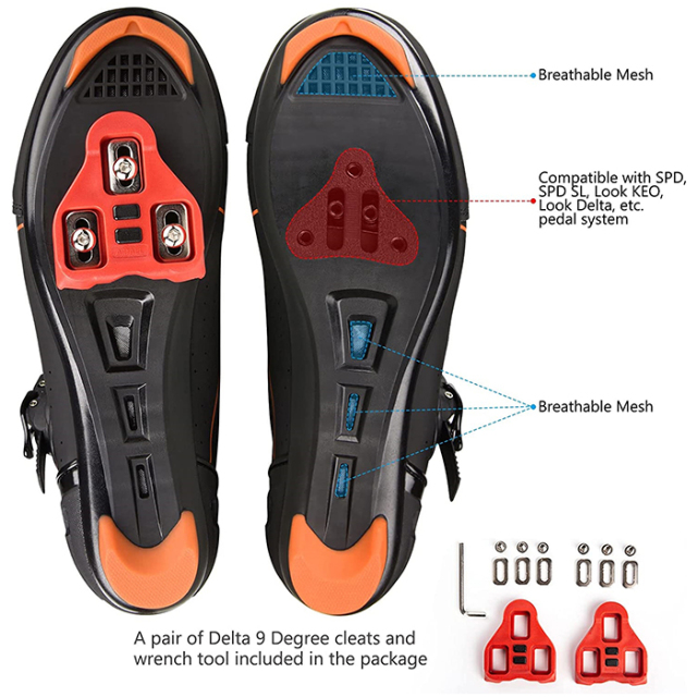 Mountain Cycling Shoes Mens MTB Bike Shoes SPD Bicycle Shoes Popular lightweight breathable fashion Cycling Shoes Hot selling high quality professional Men's Cycling Shoe Cross border new autumn and winter mountain Cycling Shoe