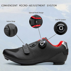 Cycling Shoes Men Spinning Mountain Bike SPD Biking Shoes Upper Reflective Strip for Outdoor New Fashionable Breathable Bicycle Shoes MTB Cycling Shoes Fluro Biking Shoes New Fashionable Mountain Road Bike Shoes for Men Women Wear resistant Bike Shoes