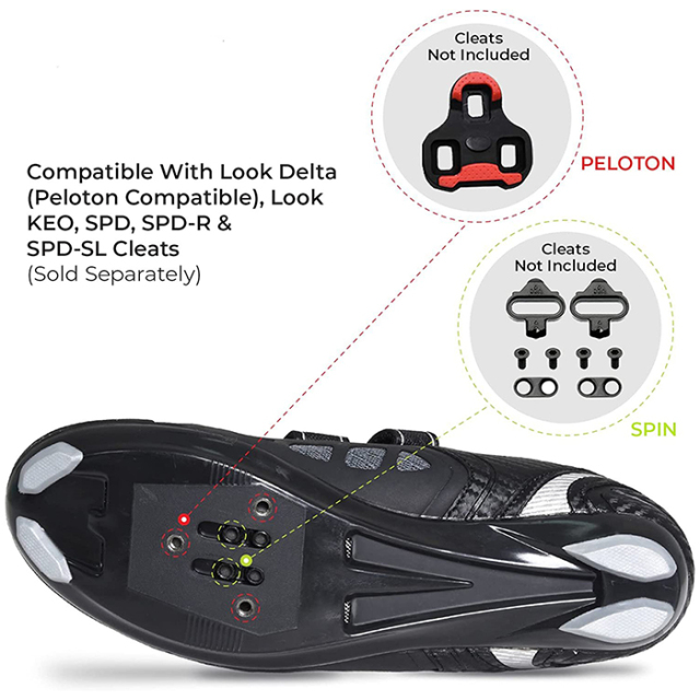 New good Quality Road Bike Mesh Cycling Shoes men and women Road Cycling Safety Rode Bike Shoes Professional Outdoor Cycling Shoes Men's Road Bike Cycling Shoes Peloton Shoe Compatible Lock Mountain Riding Shoes Indoor