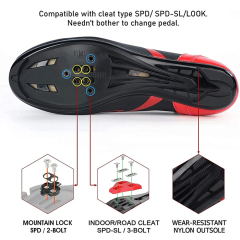 Hot selling professional Mountain Cycling Shoes No clip compatible anti slip endurance race off-road cycling Cycling Shoes Mountain Cycling Shoes Mens MTB Bike Shoes SPD Bicycle Shoes Popular lightweight breathable fashion Cycling Shoes