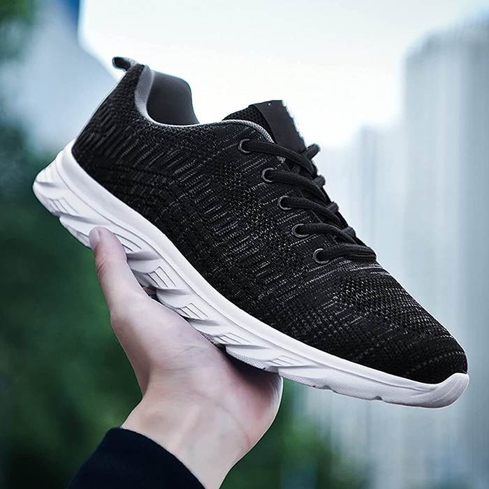 Men's Summer Mesh Sports Shoes Flat Shoes Round Toe Flat Non-Slip Hiking Shoes Men's Casual All Match Walking Shoes Fashionable design road cycling shoes Outdoor Indoor Cycling Riding Shoes