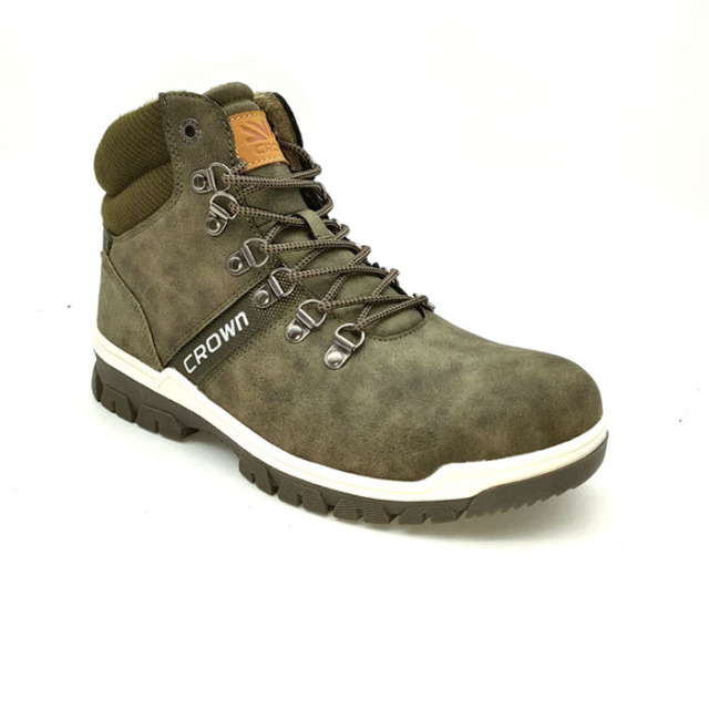 Professional Custom Men work safety boots Wholesale Cheap Price Comfortable Fluffing Climbing Shoes Men Outdoor High Quality Velveteen mountaineering shoes Wholesale Comfortable Fluffing Climbing Shoes