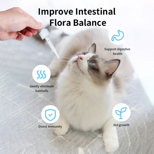 Hair expelling support syrup,Hairball Removing Oral Solution,Pevet