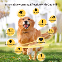 27.5mg Milbemycin Oxime and Praziquantel Tablets for Dogs,27.5mg Milbemycin Oxime and Praziquantel Tablets for Dogs,Pevet