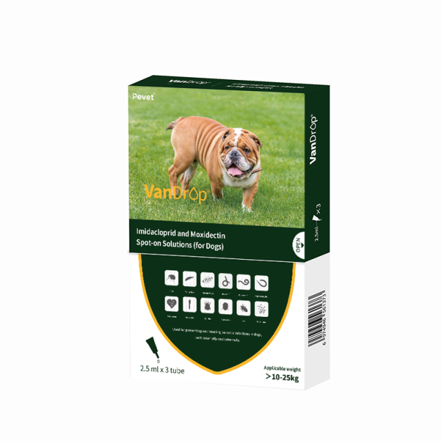 Pet dewormer with lmidacloprid and Moxidectin for dogs,Pet dewormer with lmidacloprid and Moxilmidacloprid for dogs,Pevet