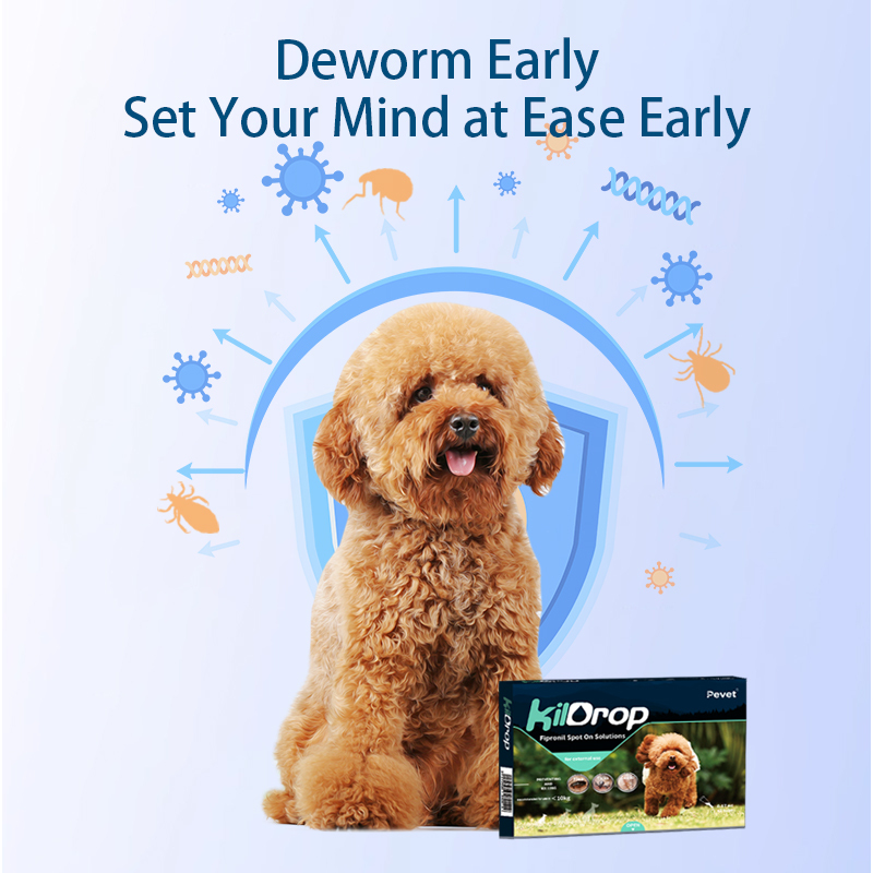 Fipronil Spot on Solutions Pet Dewormer Suitable for Dogs with a Weight Less Than 10kg,Fipronil Spot on Solutions Pet Dewormer Suitable for Dogs with a Weight Less Than 10kg,Pevet