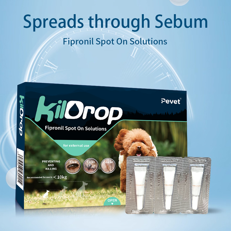Fipronil Spot on Solutions Pet Dewormer Suitable for Dogs with a Weight Less Than 10kg,Fipronil Spot on Solutions Pet Dewormer Suitable for Dogs with a Weight Less Than 10kg,Pevet