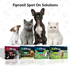 Easy to administer Spreads through Sebum Fipronil Spot On Solutions suitable for cats with a weight of less than 10kg,Spreads through Sebum Fipronil Spot On Solutions,Pevet