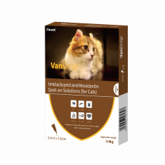 Fleas Ticks Control lmidacloprid and Moxidectin Spot-on solutions for cats,Fleas Ticks Control lmidacloprid and Moxidectin Spot-on solutions for cats,Pevet