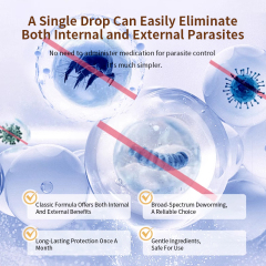 Vet-Recommended Dewormer lmidacloprid and Moxidectin Spot-on solutions for cats,Vet-Recommended Dewormer lmidacloprid and Moxidectin Spot-on solutions for cats,Pevet