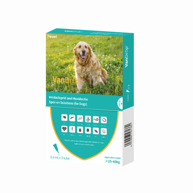 Vet-Recommended Tick Treatment lmidacloprid and Moxidectin Spot-On for dogs Hypoallergenic Flea Drops,Vet-Recommended Tick Treatment lmidacloprid and Moxidectin Spot-On for dogs,Pevet