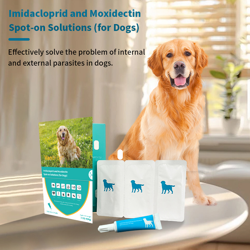 Vet-Recommended Tick Treatment lmidacloprid and Moxidectin Spot-On for dogs Hypoallergenic Flea Drops,Vet-Recommended Tick Treatment lmidacloprid and Moxidectin Spot-On for dogs,Pevet