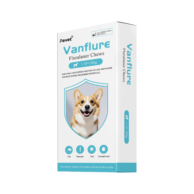 Comprimés à croquer Fluralaner à action prolongée pour animaux de compagnie (fabrication),Solution de fluralaner à action prolongée pour animaux de compagnie (fabrication),Pevet