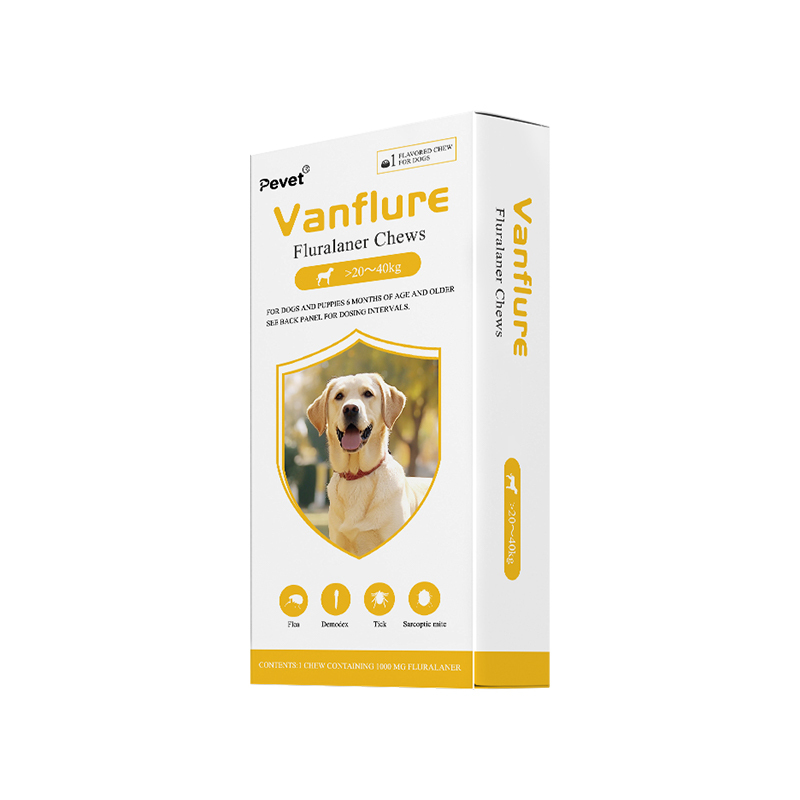 ยาเม็ดเคี้ยวสำหรับกำจัดเห็บและหมัด สำหรับสุนัขขนาดกลาง สูตรฟลูราลาเนอร์ ยาป้องกันและรักษาเห็บและหมัด,ยาเม็ดเคี้ยวสำหรับกำจัดเห็บและหมัด สำหรับสุนัขขนาดกลาง สูตรฟลูราลาเนอร์ ยาป้องกันและรักษาเห็บและหมัด,Pevet