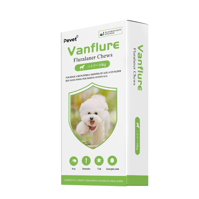 Fluralaner Tablet for 4.5-10kg Dog Kill Flea, Tick, Mite,Fluralaner Tablet for 4.5-10kg Dog Kill Flea, Tick, Mite,Pevet