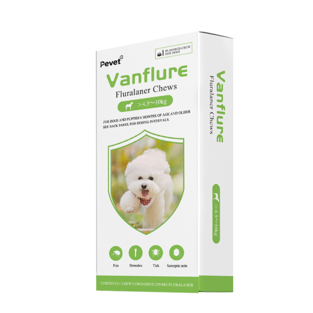 Fluralaner Tablet for 4.5-10kg Dog Kill Flea, Tick, Mite,Fluralaner Tablet for 4.5-10kg Dog Kill Flea, Tick, Mite,Pevet