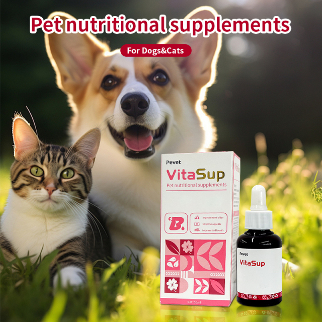 อาหารเสริมสำหรับสัตว์เลี้ยง VitaSup เป็นสูตรวิตามินบีรวมคุณภาพสูงที่ออกแบบมาเป็นพิเศษสำหรับสุนัขและแมว,อาหารเสริมสำหรับสัตว์เลี้ยง VitaSup เป็นสูตรวิตามินบีรวมคุณภาพสูงที่ออกแบบมาเป็นพิเศษสำหรับสุนัขและแมว,Pevet