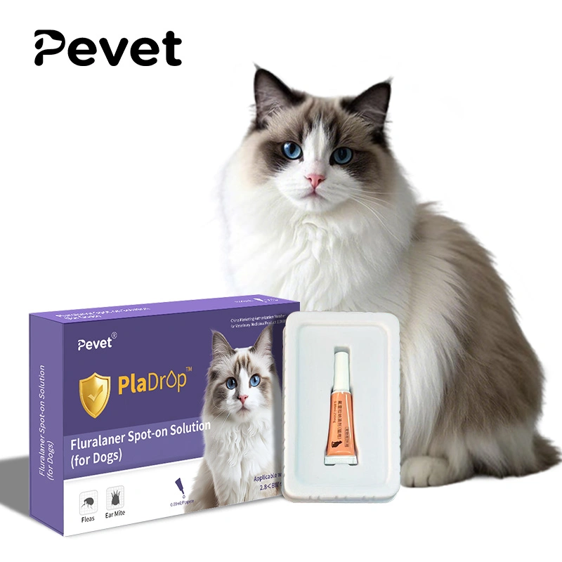 Pevet Broad‑Spectrum Fluralaner Spot‑On – 12‑Week Control of Fleas, Ticks & Mites, Reduces Lyme Disease and Flea Allergy Dermatitis,Fluralaner Drops for Dogs and cats Pet Dewormer Veterinary Medicine OEM Customize last 12 weeks deworm for dogs deworm for cats ficks ticks mites  safe and mild  for breeding dogs, as well as pregnant and lactating bitches,Pevet
