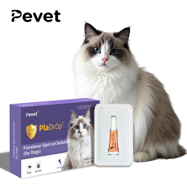 Fluralaner Spot-on Solution dla psów i kotów, zapobiega alergicznemu zapaleniu skóry u psów i kotów oraz chorobie Lyme spowodowanej inwazją kleszczy/pcheł, długotrwała ochrona przez 12 tygodni, szerokospektralny środek roztoczobójczy do stosowania miejsco,Krople Fluralaner dla psów i kotów Odrobaczacz dla zwierząt Lek weterynaryjny OEM Dostosuj ostatnie 12 tygodni odrobaczania psów odrobaczania kotów odrobaczania kleszczy i roztoczy bezpieczny i łagodny dla psów hodowlanych, a także suk ciężarnych i karmią,Pevet