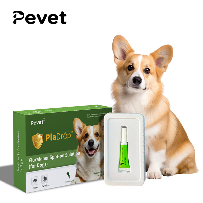 Fluralaner Spot-on Solution dla psów i kotów, zapobiega alergicznemu zapaleniu skóry u psów i kotów oraz chorobie Lyme spowodowanej inwazją kleszczy/pcheł, długotrwała ochrona przez 12 tygodni, szerokospektralny środek roztoczobójczy do stosowania miejsco,Krople Fluralaner dla psów i kotów Odrobaczacz dla zwierząt Lek weterynaryjny OEM Dostosuj ostatnie 12 tygodni odrobaczania psów odrobaczania kotów odrobaczania kleszczy i roztoczy bezpieczny i łagodny dla psów hodowlanych, a także suk ciężarnych i karmią,Pevet