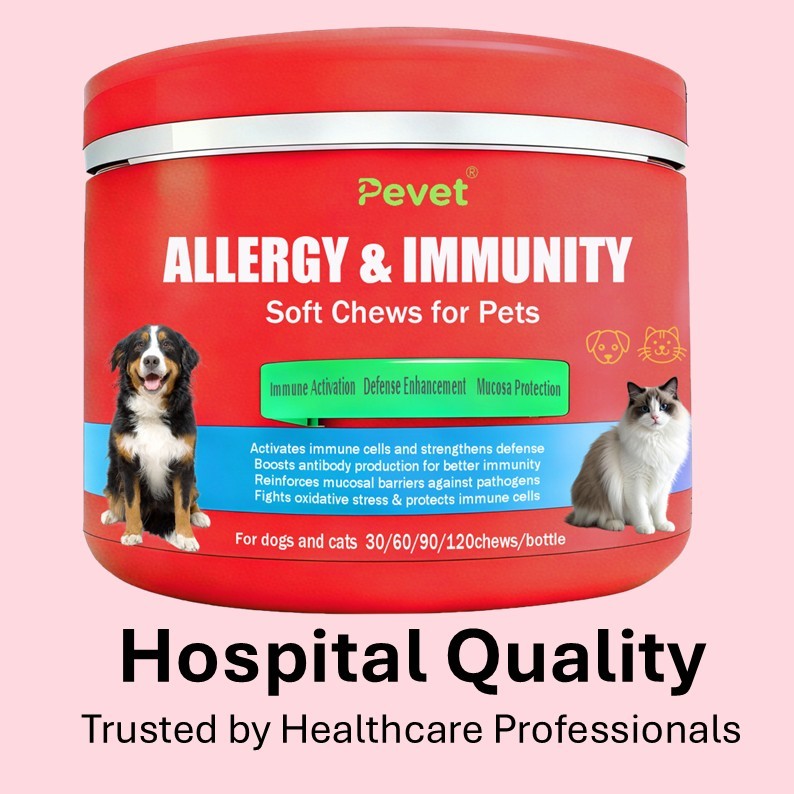 Comprimés à mâcher pour chiens contre les allergies et l'immunité - Formule OEM - Soulagement des allergies - Soutien immunitaire - Riche en protéines - Biologique - Sans céréales - Ingrédients limités - Absorption rapide du calcium,Comprimés à mâcher pour chiens contre les allergies et l'immunité - Formule OEM - Soulagement des allergies - Soutien immunitaire - Riche en protéines - Biologique - Sans céréales - Ingrédients limités - Absorption rapide du calcium,Pevet