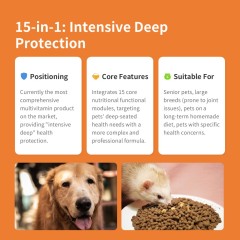 Viên nhai mềm bổ sung vitamin tổng hợp Pevet Multivitamin Soft Chews Glucosamine Probiotics Hỗ trợ tim mạch, khớp, da và hệ miễn dịch 60 viên/chai,Viên nhai mềm bổ sung vitamin tổng hợp Pevet Multivitamin Soft Chews Glucosamine Probiotics Hỗ trợ tim mạch, khớp, da và hệ miễn dịch 60 viên/chai,Pevet