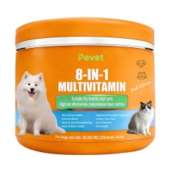 Viên nhai mềm bổ sung vitamin tổng hợp Pevet Multivitamin Soft Chews Glucosamine Probiotics Hỗ trợ tim mạch, khớp, da và hệ miễn dịch 60 viên/chai,Viên nhai mềm bổ sung vitamin tổng hợp Pevet Multivitamin Soft Chews Glucosamine Probiotics Hỗ trợ tim mạch, khớp, da và hệ miễn dịch 60 viên/chai,Pevet