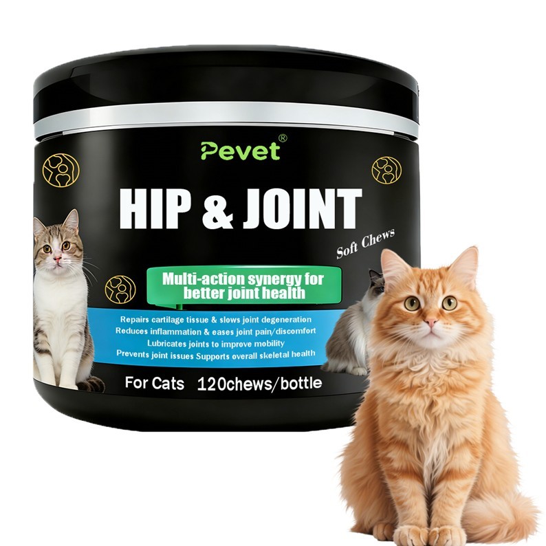 Comprimés à mâcher souples pour l'articulation de la hanche des chiens et chats (OEM/ODM) - Formule multivitaminée MSM - Réparation du cartilage - Soutien de la mobilité - Santé osseuse,Comprimés à mâcher souples pour l'articulation de la hanche des chiens et chats (OEM/ODM) - Formule multivitaminée MSM - Réparation du cartilage - Soutien de la mobilité - Santé osseuse,Pevet