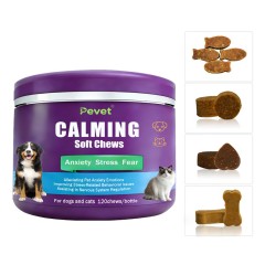 ขนมเคี้ยวเนื้อนุ่มช่วยผ่อนคลาย,CALMING SOFT CHEWS,Pevet