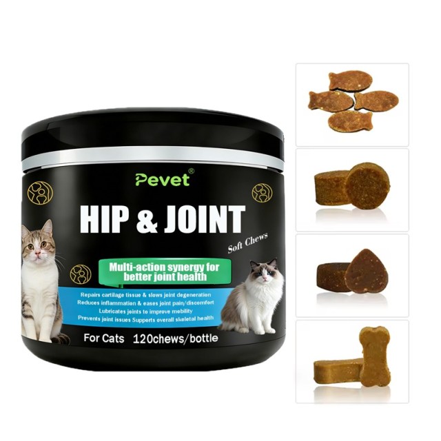 Comprimés à mâcher souples pour l'articulation de la hanche des chiens et chats (OEM/ODM) - Formule multivitaminée MSM - Réparation du cartilage - Soutien de la mobilité - Santé osseuse,Comprimés à mâcher souples pour l'articulation de la hanche des chiens et chats (OEM/ODM) - Formule multivitaminée MSM - Réparation du cartilage - Soutien de la mobilité - Santé osseuse,Pevet