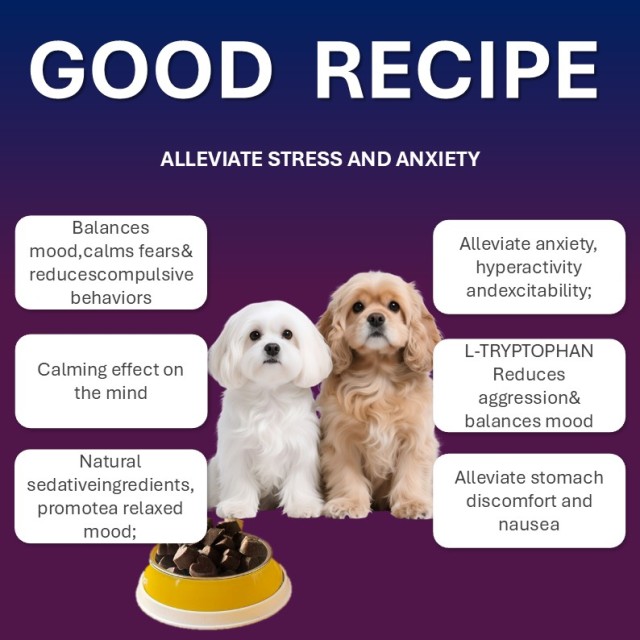 ขนมเคี้ยวเนื้อนุ่มช่วยผ่อนคลาย,CALMING SOFT CHEWS,Pevet