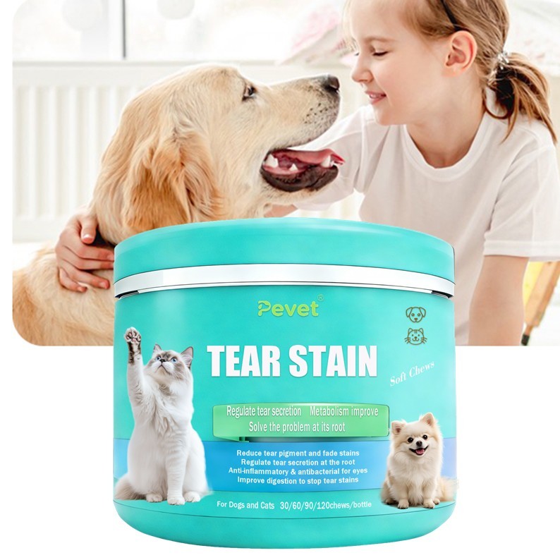 TEAR STAIN SOFT CHEWS Tear Stain Supports for Dogs - for Eye Moisture + Vision & Immune Support,TEAR STAIN SOFT CHEWS Tear Stain Supports for Dogs - for Eye Moisture + Vision & Immune Support,Pevet