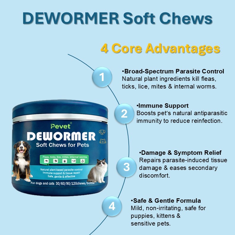 Comprimés vermifuges à mâcher pour animaux de compagnie - vermifuge pour chiens evet (commandes personnalisées uniquement). Fabriqué avec de la poudre d'ail et des vitamines B1, B6 et B12 pour une absorption rapide et une bonne digestion.,Comprimés vermifuges à mâcher pour animaux de compagnie - vermifuge pour chiens evet (commandes personnalisées uniquement). Fabriqué avec de la poudre d'ail et des vitamines B1, B6 et B12 pour une absorption rapide et une bonne digestion.,Pevet