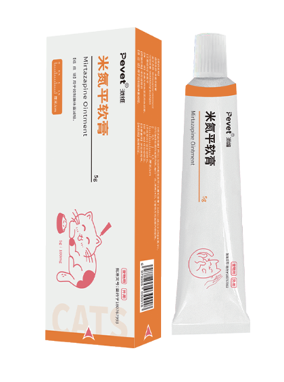 ApEtPro Mirtazapine Transdermal Ointment For the management of weight loss in cats.Stimulate appetite, control weight loss, and alleviate depression.,ApEtPro Mirtazapine Transdermal Ointment For the management of weight loss in cats.Stimulate appetite, control weight loss, and alleviate depression.,Pevet