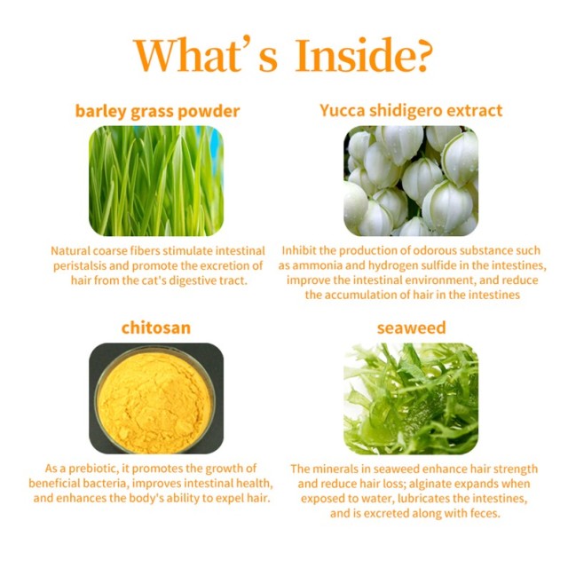 HAIRBALL SOFT CHEWS for Cats & Dogs Natural Hairball Remedy Supports Gentle Hairball Expulsion Prevents Gastrointestinal Obstruction Regulates Intestinal Motility Protects GI Mucosa with Psyllium Husk Barley Grass Inulin & Vitamins Daily Digestive & Coat,HAIRBALL SOFT CHEWS for Cats & Dogs Natural Hairball Remedy Supports Gentle Hairball Expulsion Prevents Gastrointestinal Obstruction Regulates Intestinal Motility Protects GI Mucosa with Psyllium Husk Barley Grass Inulin & Vitamins Daily Digestive & Coat,Pevet