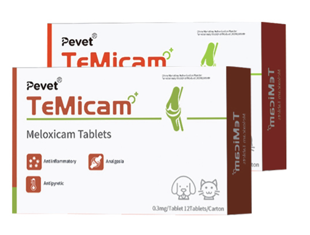 TEMicam Meloxicam Tablets for dogs and cats  For the control of pain and inflammation associated with in dogs and cats Including osteoarthritis, joint pain, stiffness, lameness, post-operative pain, and soft tissue injuries.,TEMicam Meloxicam Tablets for dogs and cats  For the control of pain and inflammation associated with in dogs and cats Including osteoarthritis, joint pain, stiffness, lameness, post-operative pain, and soft tissue injuries.,Pevet