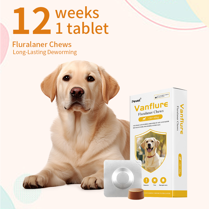 Flea & Tick Parasites Soft Chew Tablets for Medium Dogs, Fluralaner Flea Prevention Medicine Treatment,Flea & Tick Parasites Soft Chew Tablets for Medium Dogs, Fluralaner Flea Prevention Medicine Treatment,Pevet