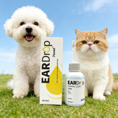 Pevet Ear Cleaner for Dogs & Cats – Removes Ear Wax & Controls Odor, Gentle Formula, 60ml,EarDrop Cleanser for Dogs and Cats or cleaning the ear canal in dogs and cats, removing cerumen and secretions, reducing itching, ear scratching, and head shaking. Assisting in repairing ear canal mucosa, removing cerumen, preventing ear odor,Pevet