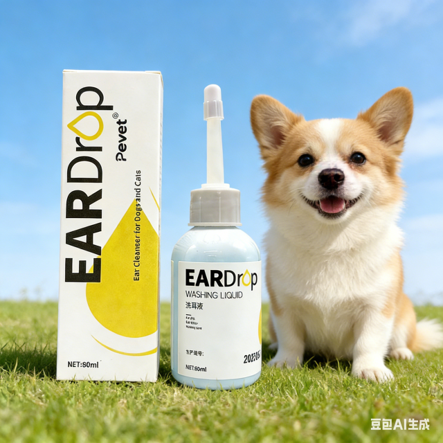 Pevet Ear Cleaner for Dogs & Cats – Removes Ear Wax & Controls Odor, Gentle Formula, 60ml,EarDrop Cleanser for Dogs and Cats or cleaning the ear canal in dogs and cats, removing cerumen and secretions, reducing itching, ear scratching, and head shaking. Assisting in repairing ear canal mucosa, removing cerumen, preventing ear odor,Pevet