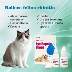 Pevet Corticosteroid Eye Drops for Dogs & Cats – Anti-inflammatory for Keratitis & Iritis, 3ml*2,VanEyeSu Hydrocortisone Acetate Ophthalmic Solution for Dogs and Cats For the treatment of bacterial infections associated with topical ophthalmological conditions such as conjunctivitis, iritis, keratitis and scleritis.,Pevet
