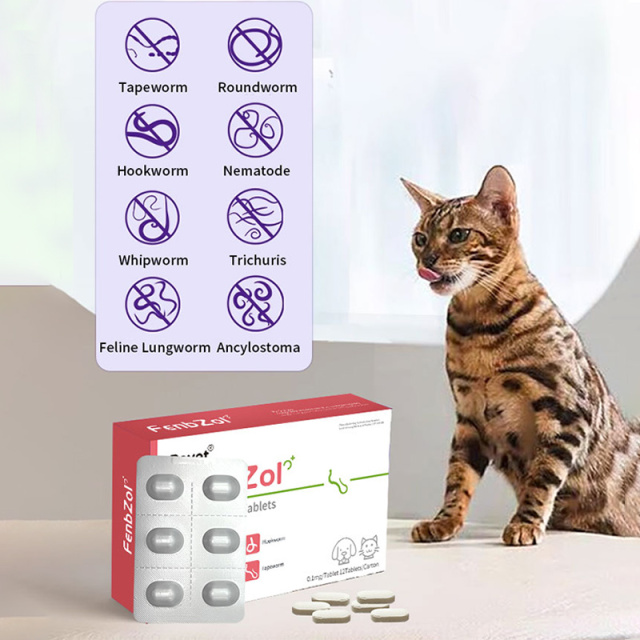 Anthelmintic Dewormer 50mg Fenbendazole Tablets for Dogs & Cats,Anthelmintic Dewormer 50mg Fenbendazole Tablets for Dogs & Cats,Pevet