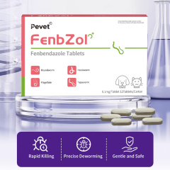 Anthelmintic Dewormer 50mg Fenbendazole Tablets for Dogs & Cats,Anthelmintic Dewormer 50mg Fenbendazole Tablets for Dogs & Cats,Pevet