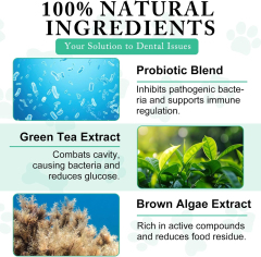 Dog Teeth Cleaning Powder, Dog Dental Care, Targets Tartar & Bad Breath & Reduces Plaque,Dog Teeth Cleaning Powder, Dog Dental Care, Targets Tartar & Bad Breath & Reduces Plaque,Pevet