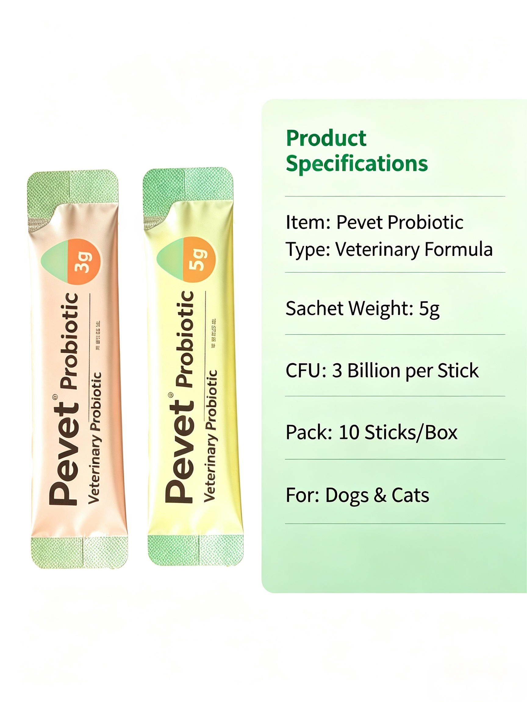 VetPro GI Support Probiotic for Dogs & Cats – Digestive Health, Diarrhea Relief & Gut Flora Balance | Post-Antibiotic Recovery,VetPro GI Support Probiotic for Dogs & Cats – Digestive Health, Diarrhea Relief & Gut Flora Balance | Post-Antibiotic Recovery,Pevet