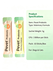 VetPro GI Support Probiotic for Dogs & Cats – Digestive Health, Diarrhea Relief & Gut Flora Balance | Post-Antibiotic Recovery,VetPro GI Support Probiotic for Dogs & Cats – Digestive Health, Diarrhea Relief & Gut Flora Balance | Post-Antibiotic Recovery,Pevet