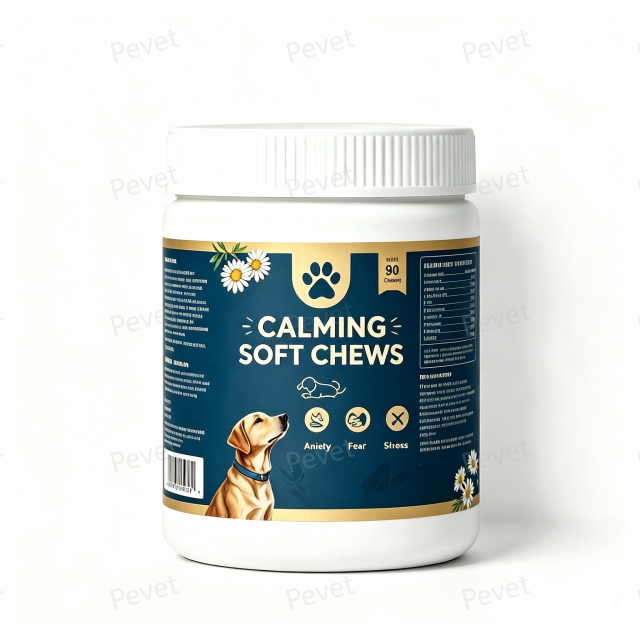 Dog Calming Soft Chews – Delicious Daily Support for Anxiety & Stress Relief,Dog Calming Soft Chews – Delicious Daily Support for Anxiety & Stress Relief,Pevet