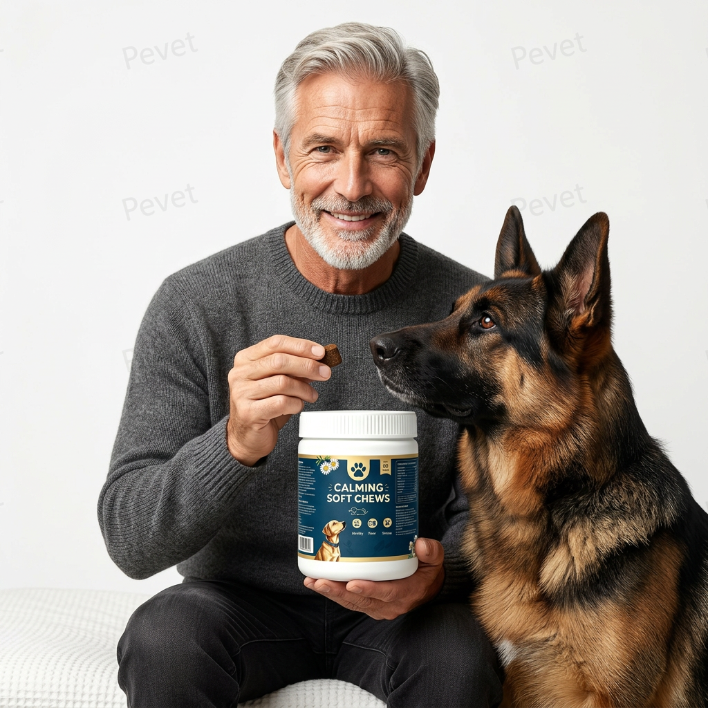 Dog Calming Soft Chews – Delicious Daily Support for Anxiety & Stress Relief,Dog Calming Soft Chews – Delicious Daily Support for Anxiety & Stress Relief,Pevet