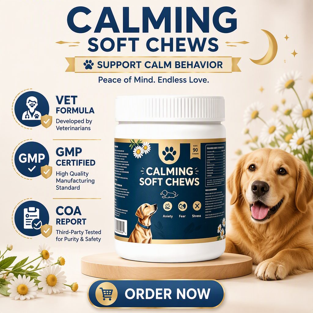 Dog Calming Soft Chews – Delicious Daily Support for Anxiety & Stress Relief,Dog Calming Soft Chews – Delicious Daily Support for Anxiety & Stress Relief,Pevet