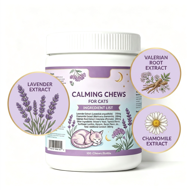 Cat Calming Soft Chews – Delicious Daily Support for Stress & Sensitivity,Cat Calming Soft Chews – Delicious Daily Support for Stress & Sensitivity,Pevet